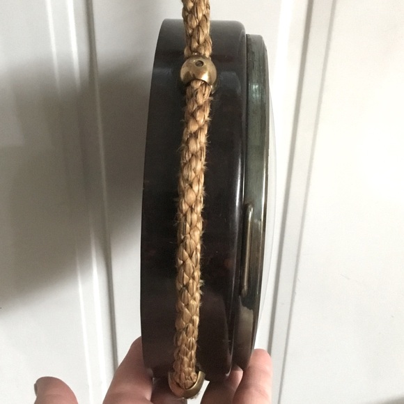 Vintage German 🇩🇪 nautical rope hanging clock by Solar - Picture 7 of 9